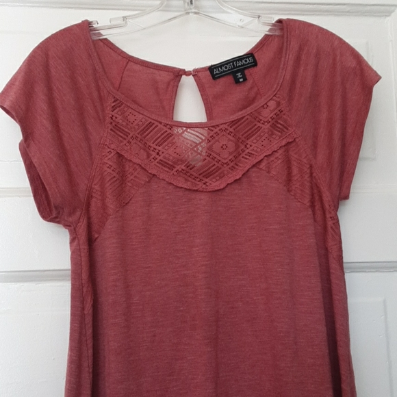 Pretty Blouse with Lacy Next by Almost Famous - Picture 2 of 5